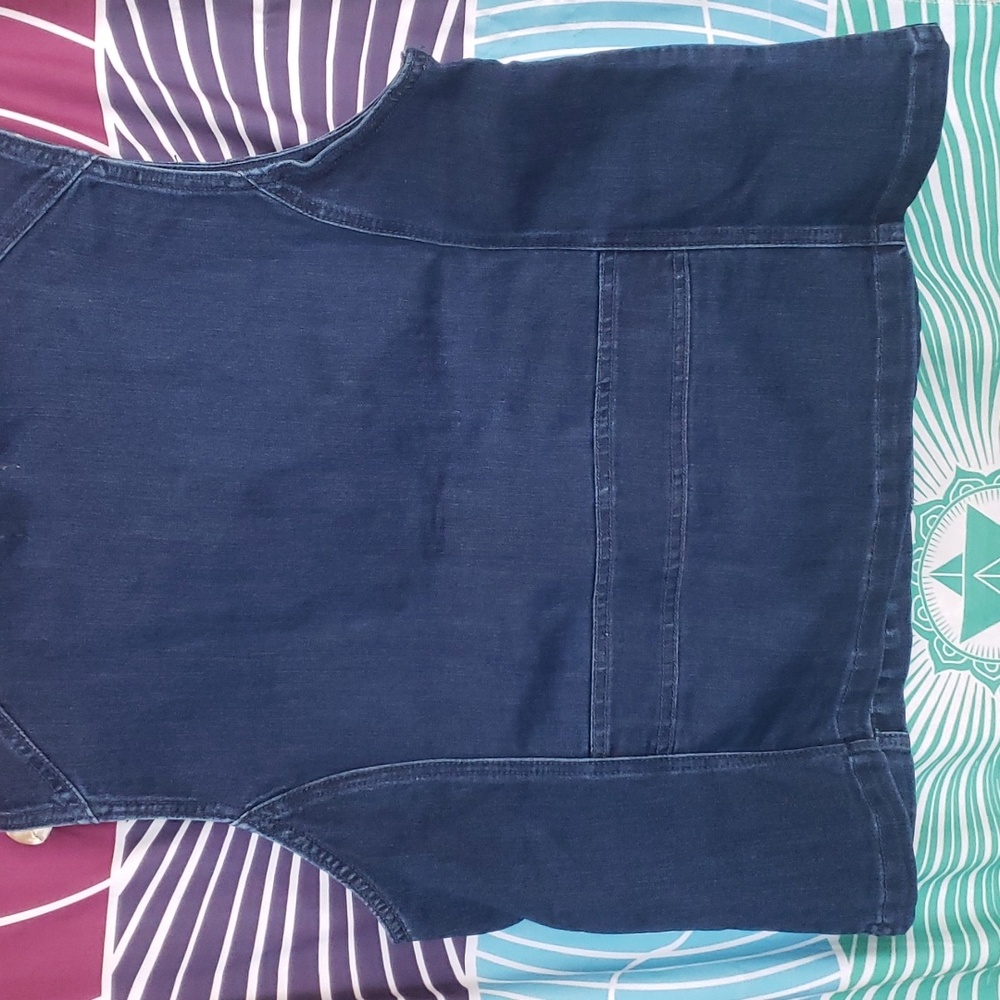 Ladies Western Honey Creek Denim Vest Scully Leather=PMNAT1 - Picture 4 of 4